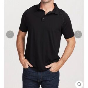 Elegant Black Polo Shirt for Men